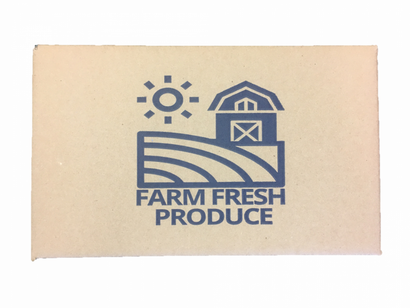 Half Bushel Carton Unwaxed Wellington Produce Packaging
