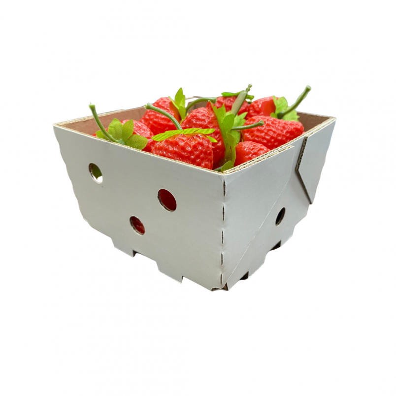 1 Quart Paper Berry Box - Wellington Produce Packaging