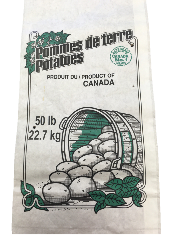 9 x 3ply Misprint New Paper Potato & Veg Potatoes Sacks Bags 25kg 